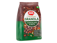 Traški granola su šokol., riešut., AXA, 330 g