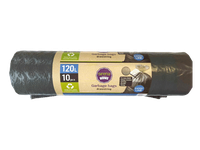 Šiukšlių maišai SIRENA HOME, 120 l, 10 vnt., 1 vnt.