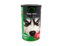 Konservuotas šunų ėdalas FINE DOG su elniena, 1200 g