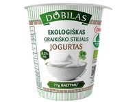 Jogurtas graikiškio stiliaus DOBILAS, 0,2% rieb., 300 g