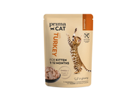 Konservuotas kačiukų ėdalas PRIMACAT su kalakutiena padaže, 85 g