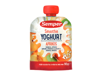 Jogurto ir abrikosų tyrė SEMPER, nuo 6 mėn., 90 g
