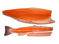 Šaldyta lašišos filė, su oda, A-trim be kaulų 1,3- 2,2 kg,