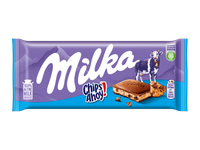 Pieninis šokoladas MILKA su sausainių CHIPS AHOY gabaliukais, 100 g