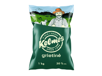 Grietinė KELMĖS, 30% riebumo, 1 kg, maišelis