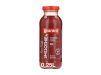 Braškių ir bananų kokteilis GRANINI, 250 ml