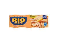 Tuno pjausnys alyvuogių aliejuje RIO MARE, 3x65g