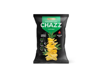 Bulvių traškučiai CHAZZ, kanapių ir Chalapos paprikų skonio, 90 g