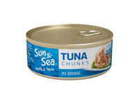 Tunų gabaliukai SUN&SEA savo sultyse, 160 g