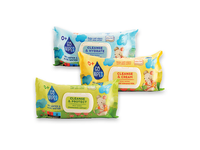 Drėgnos servetėlės GO WIPES BABY (3 rūšių), 50 vnt./pak.