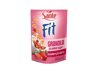 Granola SANTE FIT su braškėmis ir vyšniomis, 300 g
