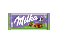 Šokoladas MILKA WHOLENUTS, 100 g
