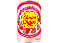 Gaz. gėrimas CHUPA CHUPS STRAWBERRY, 0,345 l
