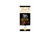 Juodasis šokoladas LINDT EXCELLENCE, 70%, 100 g