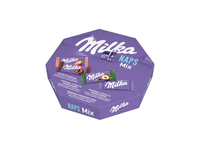 Pieninio šokolado saldainių rinkinys MILKA SINGLE, 138 g