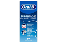 Dantų siūlas ORAL-B Super Floss, 50 vnt.