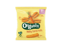 Ekologiškos morkų lazdelės ORGANIX, nuo 6 mėn., 20 g