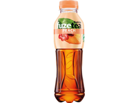 Negazuotas persikų skonio gėrimas FUZE TEA, su kinrožiu ir juodosios arbatos ekstraktu, 0,5l D