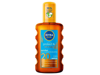 Dvejopo poveikio apsauginis aliejus nuo saulės NIVEA SUN PROTECT & BRONZE SPF20, 200ml