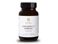 AVEL CURCUMIN C3 COMPLEX, Su BioPerine®, 60 kapsulių