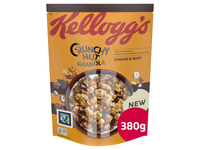 Dribsniai KELLOGG'S CRUNCHY NUT GRANOLA CHOCO, 380 g