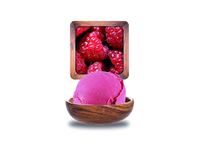 Sorbetas GLACES DES ALPES, aviečių skonio, 2,5 l / 1,65 kg
