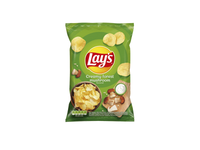 Bulvių traškučiai LAY'S, grietinės ir grybų skonio, 130 g