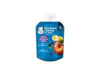 ** GERBER tyrelė su obuoliais, mėlynėmis ir bananais, 80 g
