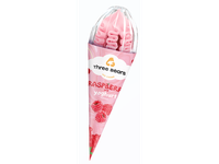 Valgomieji ledai THREE BEARS aviečių ir jogurto skonio, vafliniame ragelyje, 150 g, 270 ml