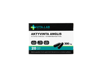 Aktyvinta anglis ELEVITA VITA-LAB 300 mg, 20 kapsulių