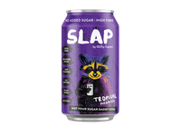 Gazuotas pasiflorų ir mango skonio gėrimas su skaidulomis ir natūraliu saldikliu SLAP, 330 ml