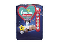 Sauskelnės-kelnaitės PAMPERS Night Pants, Value Pack, 6 dydis, 19 vnt.