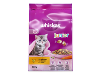 Kačių ėdalas WHISKAS JUNIOR su vištiena,300 g