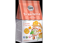 Brusketa FLINT, grybų ir grietinės padažo skonio, 65 g