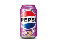 Vyšnių ir vanilinių ledų kolos skonio gazuotas aromatizuotas gaivusis gėrimas su saldikliais PEPSI, 330 ml