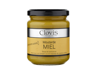 Prancūziškos garstyčios CLOVIS su medumi, 200 g