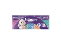 Vienkartinės nosinaitės BLOOM COMFORT 3 sl, 10 pak. x 10 vnt.
