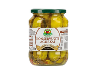 Konservuoti agurkai juostelėmis PSZCZOLKA, 720 ml