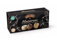 Šaldyti sausainiai Macaroons,Baileys šokolado, kavos ir karamelės skonio 12vnt, 132g