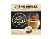 Kavos kapsulės AROMA GOLD CREME BRULEE, 16vnt.