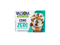 Augaliniai valgomieji ledai vafliniame ragelyje VALSOIA ZERO, 300 g