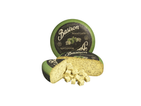 Puskietis sūris su meškiniais česnakais BASIRON, 50 %, 1 kg