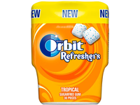 Kramtomoji guma ORBIT Refreshers Tropical, 82 g
