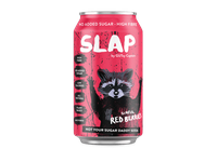 Raudonųjų uogų skonio skonio gėrimas su skaidulomis ir natūraliu saldikliu SLAP, 330 ml