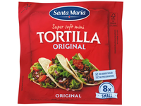 Tortilijos TEX MEX MINI SANTA MARIA, 8 vnt.