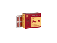 Geležis + vitaminas C REXSAVIT LIPO, 30 kaps.
