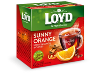 Žaliosios arbatos gėrimas LOYD Warming, apelsinų cinamono ir gvazdikėlių skonio, 20 x 2g