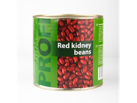 Konservuotos pupelės PROFI, raudonosios, 2,5 kg / 1,5 kg