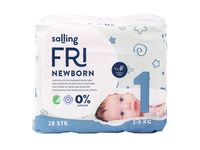 Sausk. SALLING FRI NEWB. 1 d. 2–5 kg, 28 vnt.