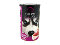 Konservuotas šunų ėdalas FINE DOG su antiena, 1200 g